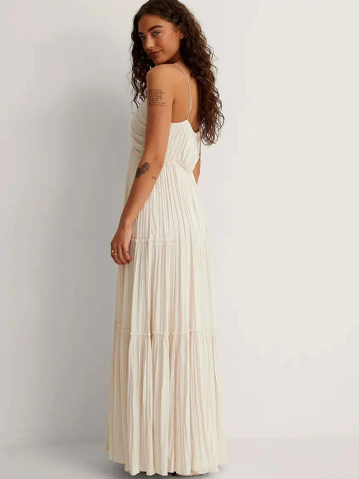 Lina | Vestido Maxi Cascade