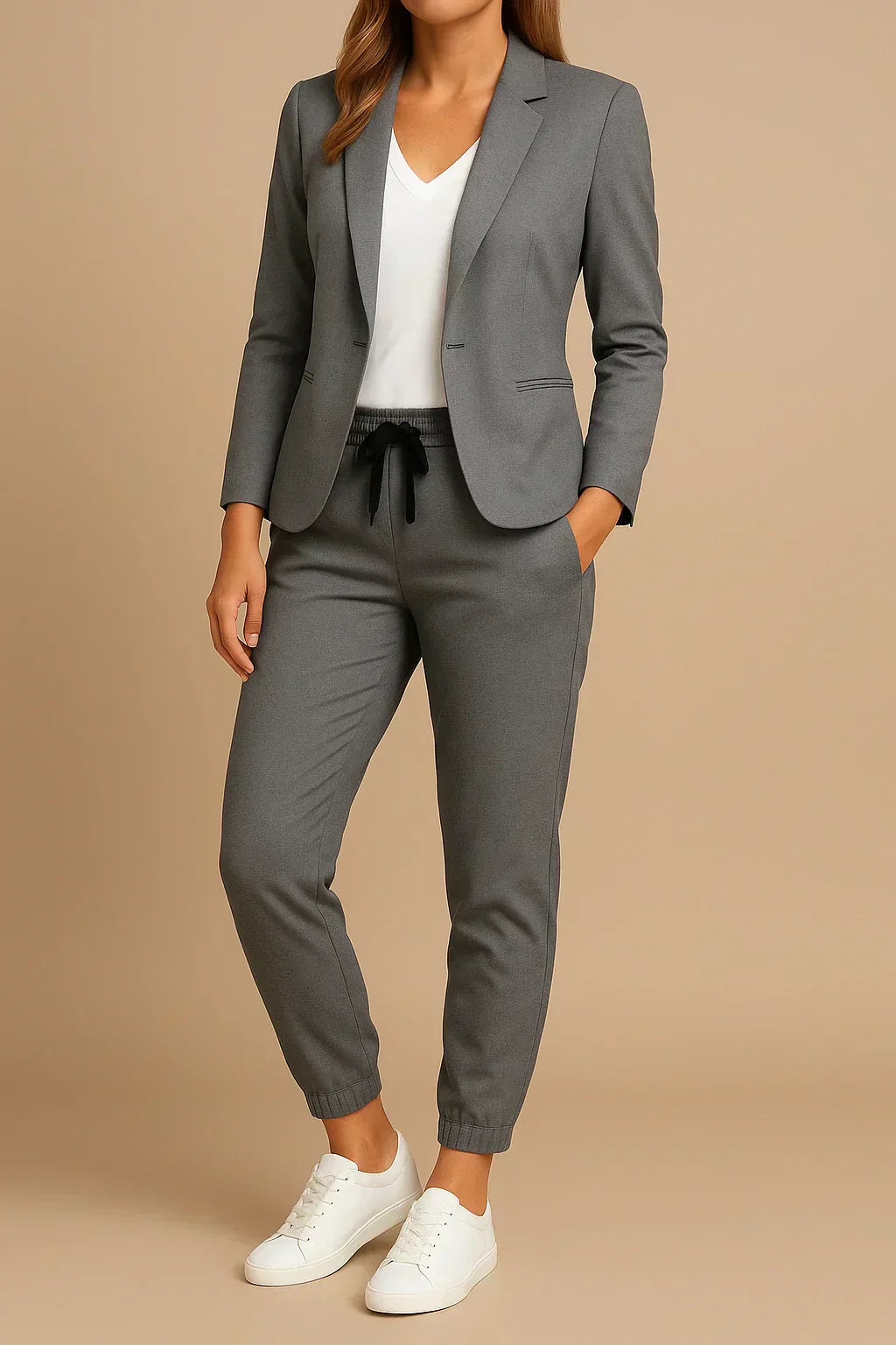 Eliana | Conjunto Elegante con Chaqueta y Pantalones