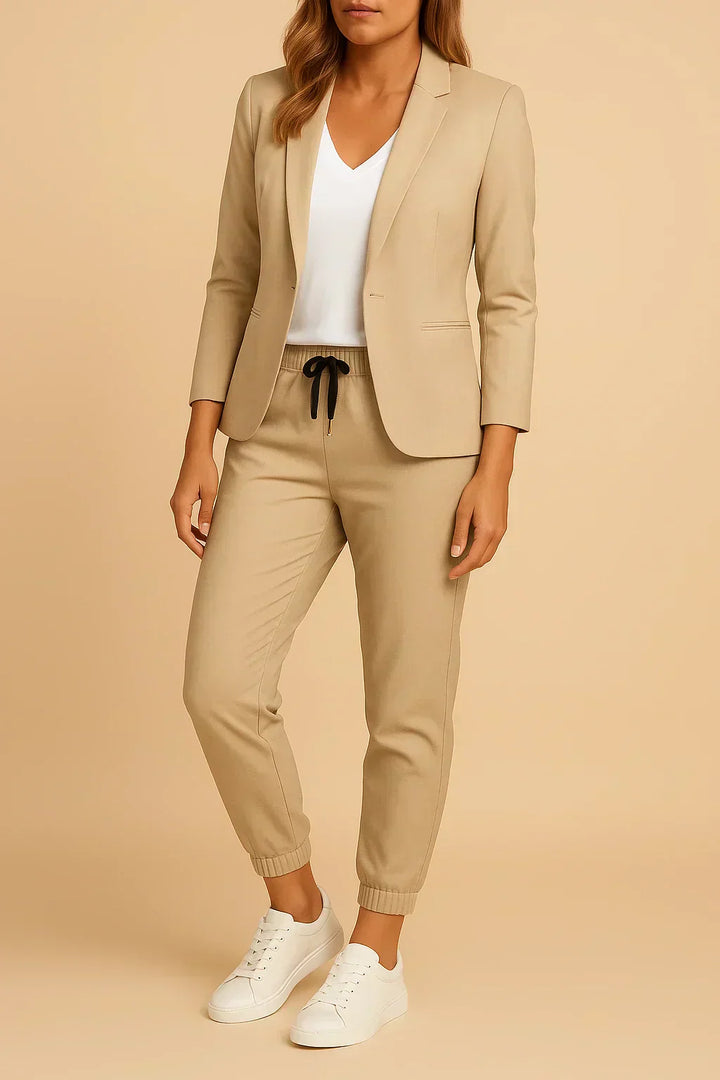 Eliana | Conjunto Elegante con Chaqueta y Pantalones