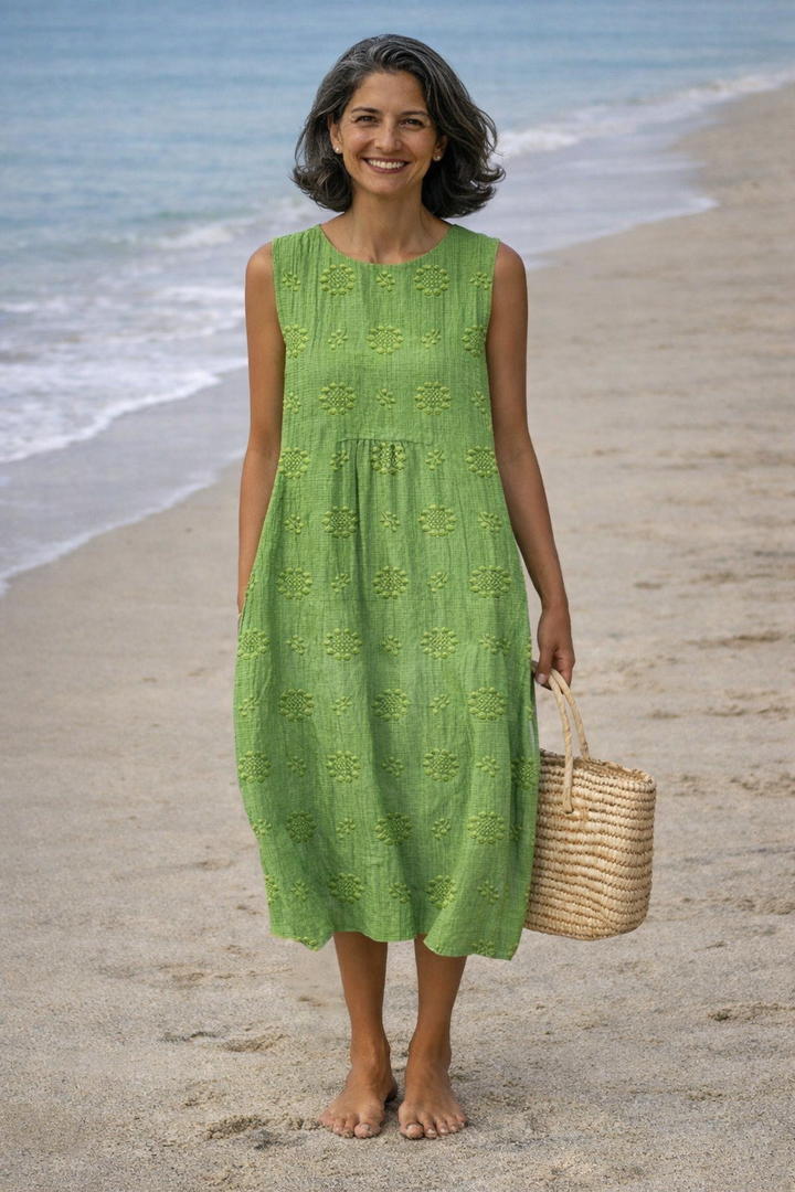 Sara | Vestido midi estampado