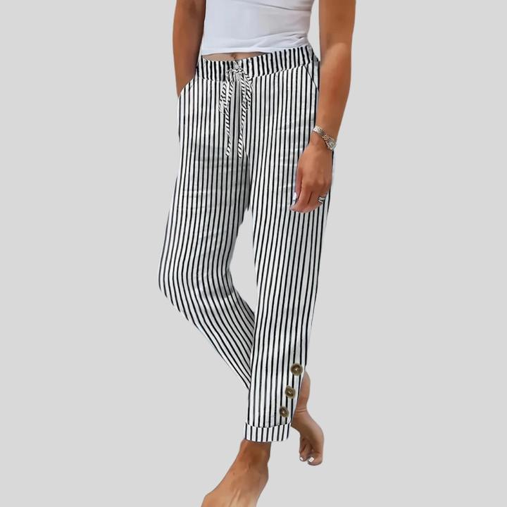 Raquelle | Pantalón Rayado Informal
