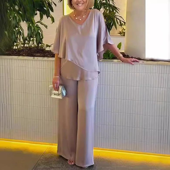 Martha | Conjunto de Pierna Ancha para Mujeres Sin Esfuerzo