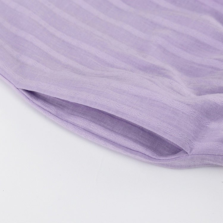 Lioren | Conjunto de Dos Piezas de Botón a Rayas